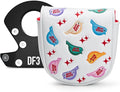 Golf Putter Covers Mallet Putter Headcover for Golf DF3 Putter, Colorful Birdie Magnetic Closure Premium Leather Mallet Putter Covers for 2 Ball Putter