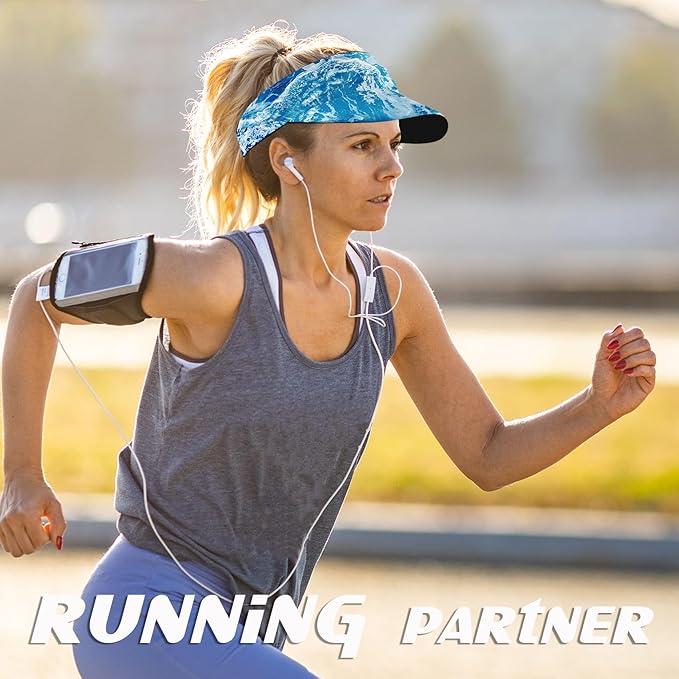 Sun Visor Hat Men Women for Sun Protection Running Fishing Tennis Golf