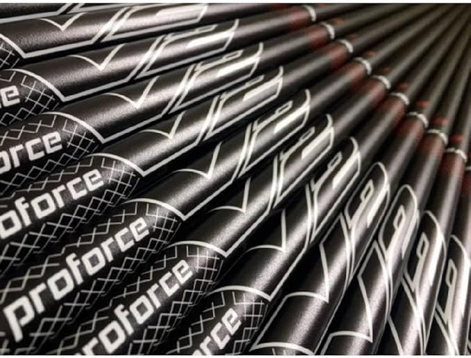 New UST Mamiya Pro Force V2 Black HL Driver Shaft with Grip & Adapter Installed
