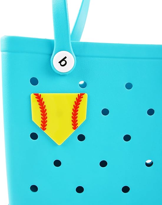 Acrylic Decoration Accessory for Bogg Bag and Simply Southern Tote,Insert Bag Charm for Beach Handbag Tote Bag