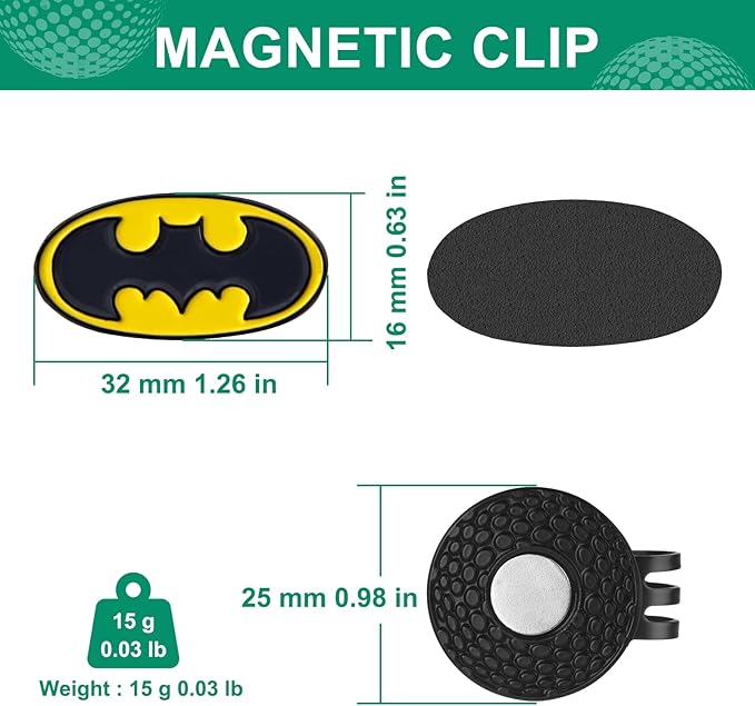 Golf Ball Marker Hat Clip, Golf Accessories for Men, Golf Ball Stamp, Funny Golf Gifts, Golf Gadgets