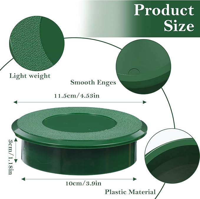 8 Pcs Golf Cup Cover, Putting Green Hole Cup Cover Plastic Golf Cups Covers for Yard Garden Backyard Game Ball Outdoor Activities