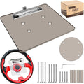 10L0L Golf Cart Steering Wheel Scorecard Holder with Pencil Holder Fit Yamaha,Club Car, EZGO - Upgrade Anti Drop Clip