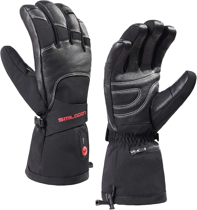 Smilodon Heated Gloves, Unisex Rechargeable Battery Powered Electric Heating Glove