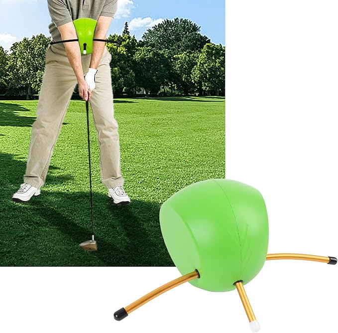 Denash Swing Trainer Aid Practice Ball, Portable Swing Trainer Aid Ball for Golf Swing Posture Training and Coordination
