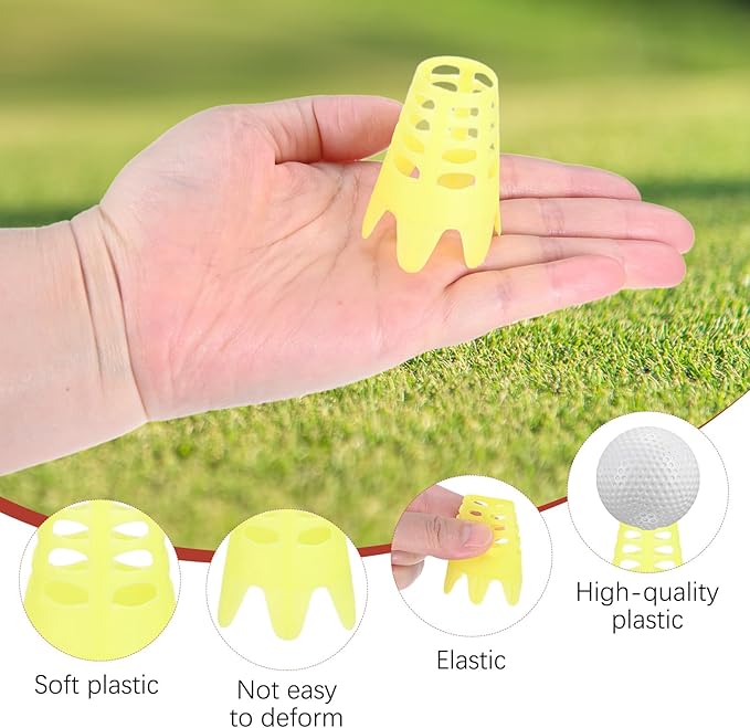 Golf Simulator Tees - Plastic Golf Tees Use for Home & Outdoor & Indoor Driving Range & Winter Turf
