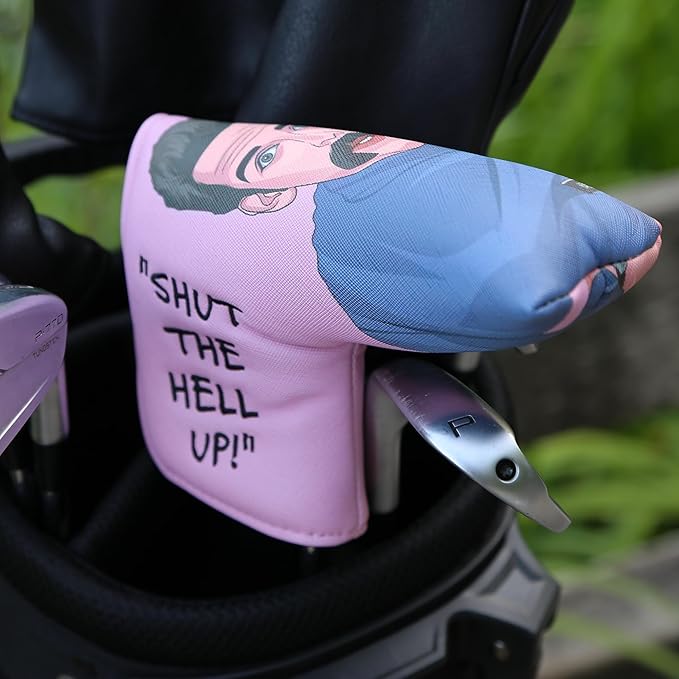 Golf Club Headcover, Funny Driver Head Cover, Mallet Blade Putter Head Cover, Golf Gifts Golf Accessories for Men and Women Golfers