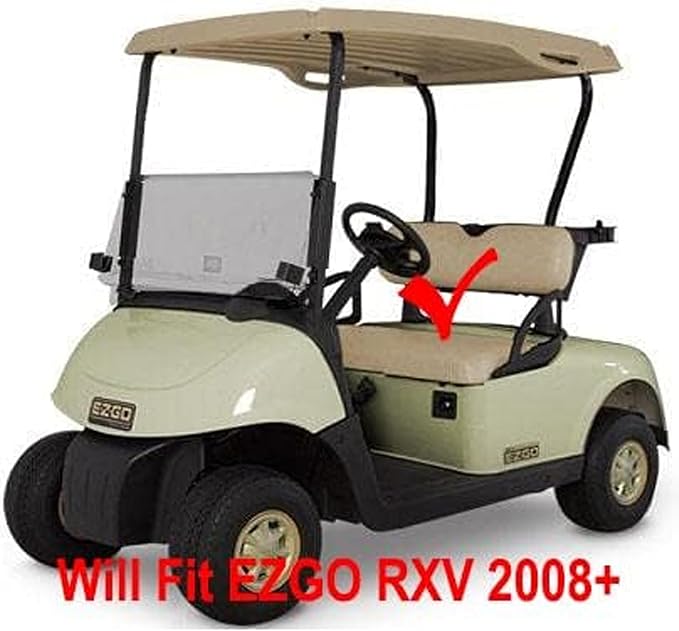 Huskey Golf Cart Front Basket Storage Basket Dash Basket Compatible W/EZGO TXT/RXV,Club Car DS (2000.5+) Precedent/Tempo/Onward,Yamaha G29 Drive2 2007+ One Piece Solid Design & Larger Compartments