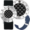 Golf Ball Marker with Carbon Fiber Ball Marker Bracelet, Golf Accessories, Golf Gifts, Golf Counter for Men Women