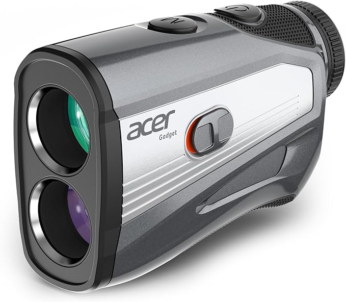 Acer Gadget Golf Rangefinder with Slope - 1200/1700Yards Laser Range Finder for Golfer, 6X Magnification Rangefinders Golf with Flag Pole Locking Vibration, Rechargeable Magnetic Gifts for Golfers