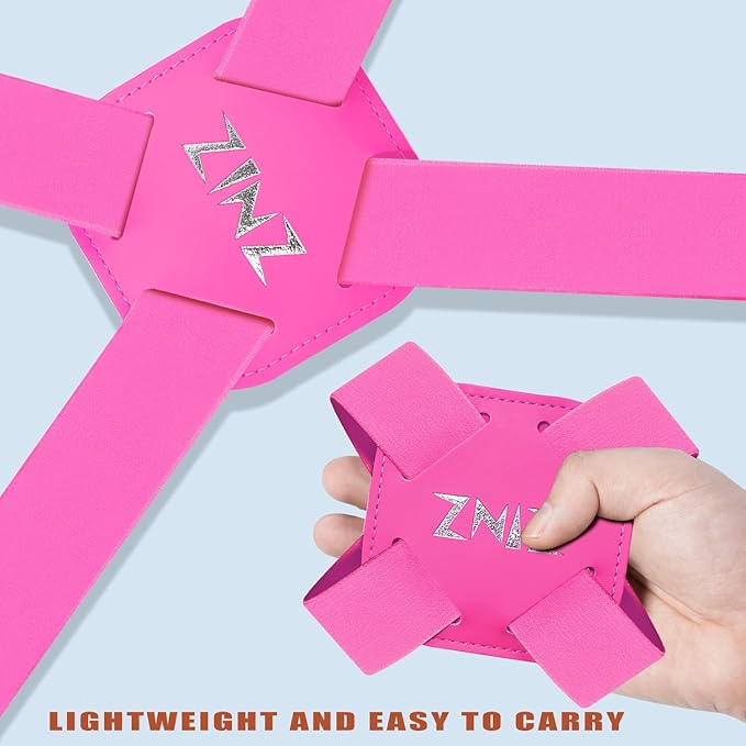 ZINZ Luggage Strap, High Elastic Suitcase Belt Adjustable Bag Bungees for Easier Travel，Pink