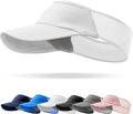 Sport Sun-Visor Hat Men Women Summer UV Protection, Lightweight Cooling Golf Running Tennis Sweat-Band Cap