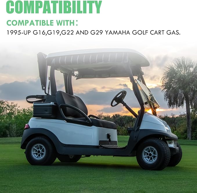 Rear Shocks Absorbers Heavy Duty Spring Compatible With 1995-up G16 G19 G22 and G29 Yamaha Golf Cart Gas Yamaha Gas JN4-F2210-00 JN3-F2210-00 JW2-F2210-22