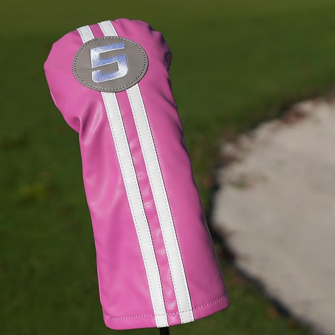 Single Headcover, Easy Slip-On Easy-Off Golf Club Head Cover, Fleece Lined Interior, Water Resistant and Durable Shell, Individual Retail Pack