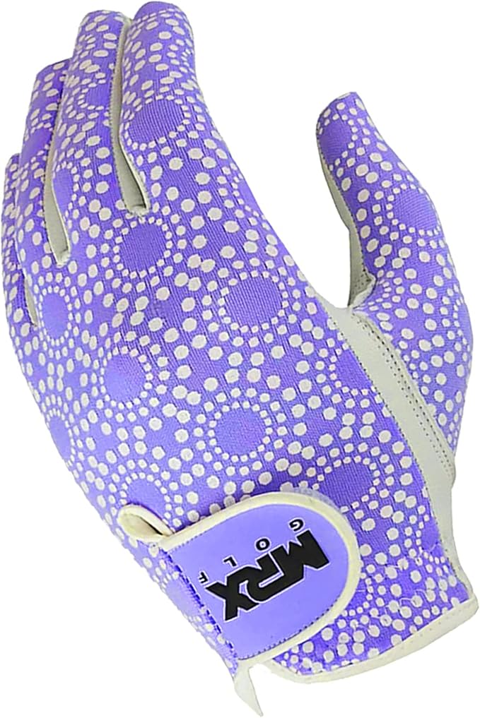 MRX Women Golf Glove Left Handed Golf Gloves Sweat Resistant Soft Cabretta Leather Regular Fit Women Golfer Glove