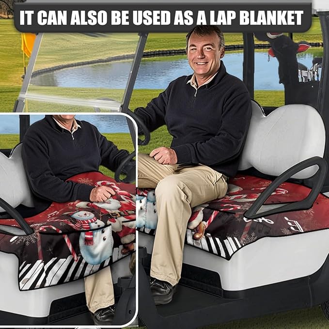 Golf Cart Seat Covers Universal Golf Cart Seat Cover Blanket Cushion Cover Sports Golf Cart Accessories