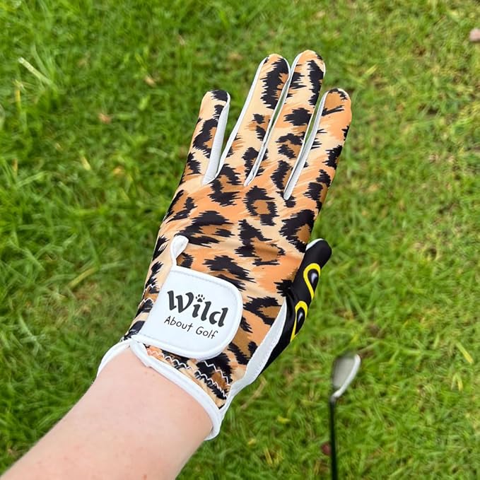 Giggle Golf Women's Golf Glove - Adjustable Strap, Left Hand Gloves for Women
