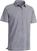 Golf Shirts for Men Dry Fit Short Sleeve Print Performance Moisture Wicking Polo Shirt