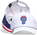 NJF Golf™ Hat Men - Breathable Mens Golf Hats, Adjustable Rope Snapback Cap, Convenient Cap with Tee Holder