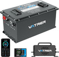48V 150Ah Lithium Golf Cart Battery, Built-in Smart 200A BMS, with Touch Monitor & Mobile APP, 4000+ Cycles Rechargeable LiFePO4 Battery, Max 10.24kW Power Output, Perfect for Golf Carts