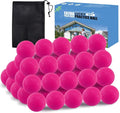 FINGER TEN Golf Practice Balls Foam Colored Value 12 24 50 Pack, Lightweight Golf Ball Limited Flight for Indoor Outdoor Driving Range Backyard Training Safe Practice Good Value
