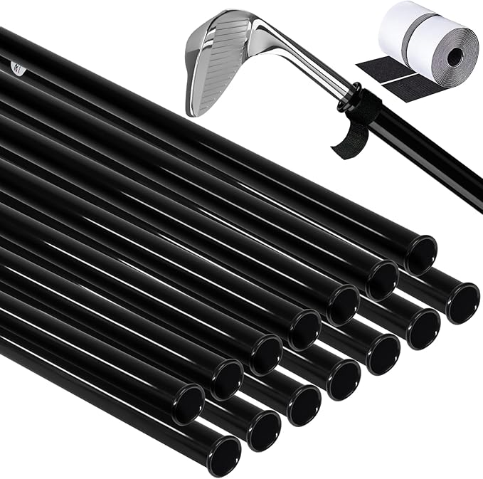 14 Pcs Golf Bag Tubes, Golf Club Tubes for Golf Bag w/Velcro Tape, 1.24"&1.34" Diameter, 34.3" Length Dividers Inserts Holder Accessories for Men Women