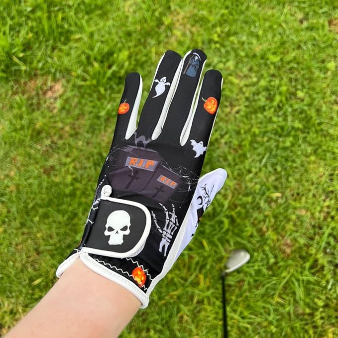 Giggle Golf Women's Golf Glove - Adjustable Strap, Left Hand Gloves for Women
