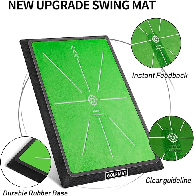 Golf Trace Strike Pad Path for Golf Training Practice Swing Mat