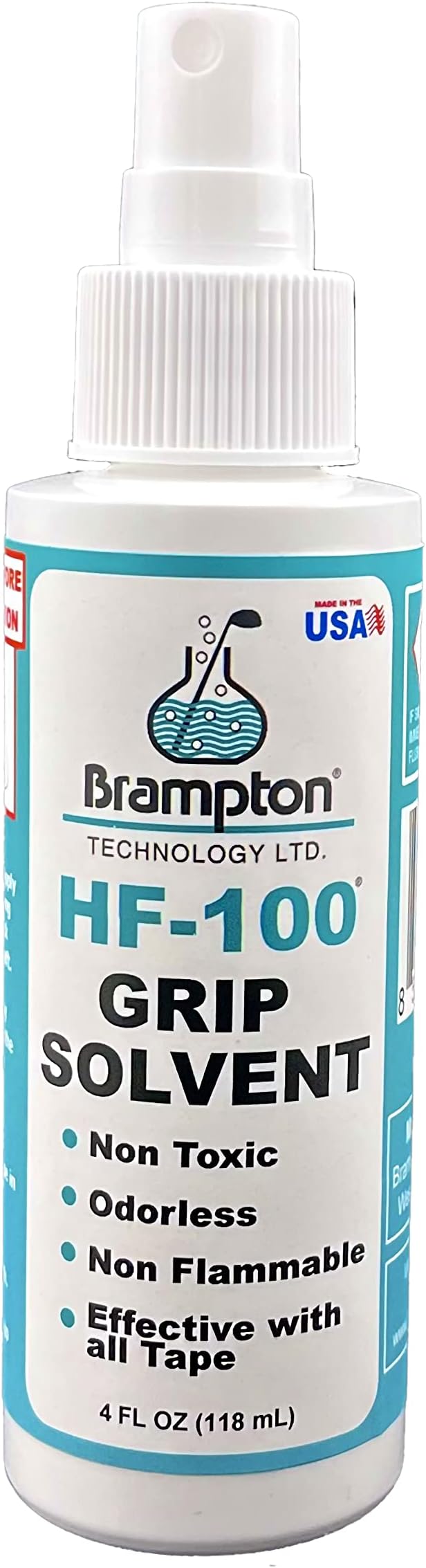 Brampton HF-100 Premium Golf Grip Solvent for Regripping Golf Clubs and Golf Grip Repair - Shake and Spray Golf Grip Solution - Non-Toxic, Non-Flammable, and Odorless Golf Grip Solvent