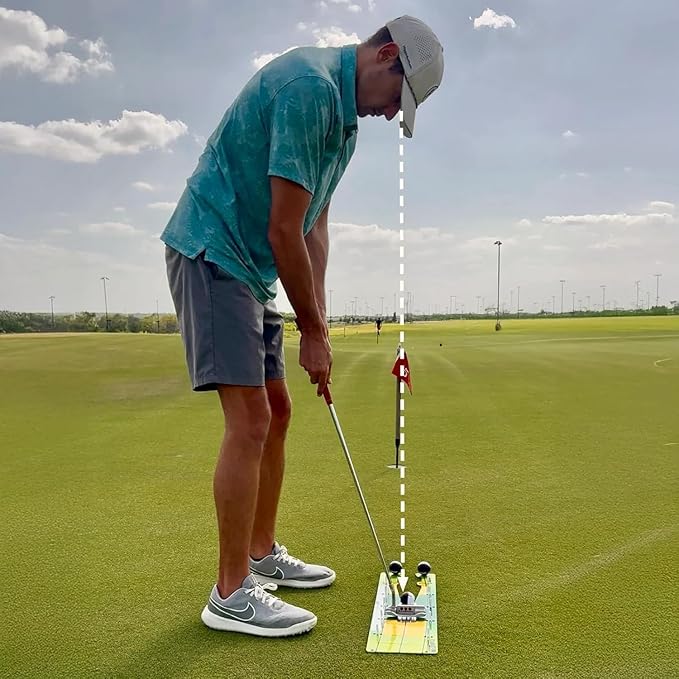 Genuine EyeLine Golf Alignment Putting Mirror - Top Training Aid on The PGA Tour - See Rapid Improvement - Helps Beginner, Junior, and Scratch Golfers