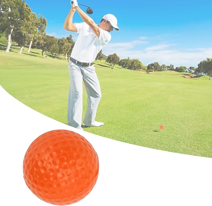 PU Foam Golf Balls, Strong Flexibility Outdoor Golf Practice Ball for Sports Fitness Home Use