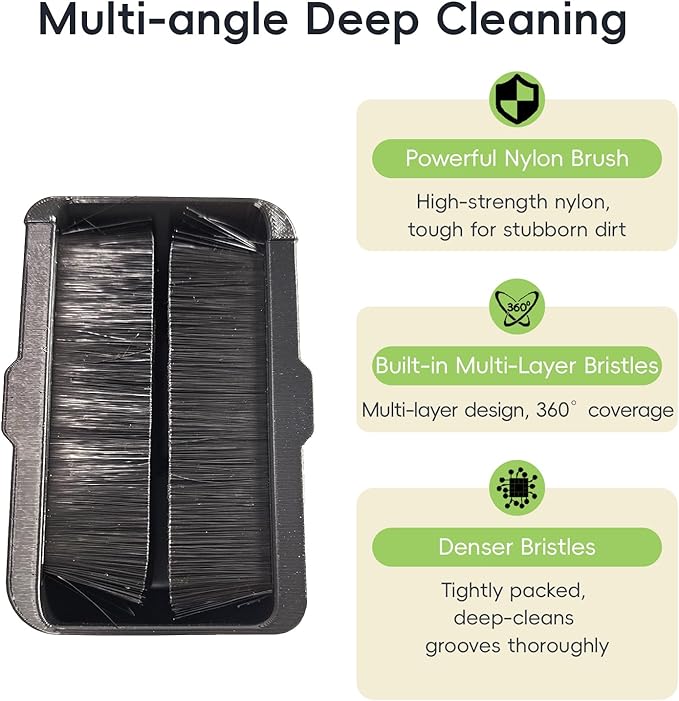 Golf Cart Club Cleaner, General Golf Club Cleaner for Golf Carts, Strong Nylon Bristles, Easy to Clean and Install
