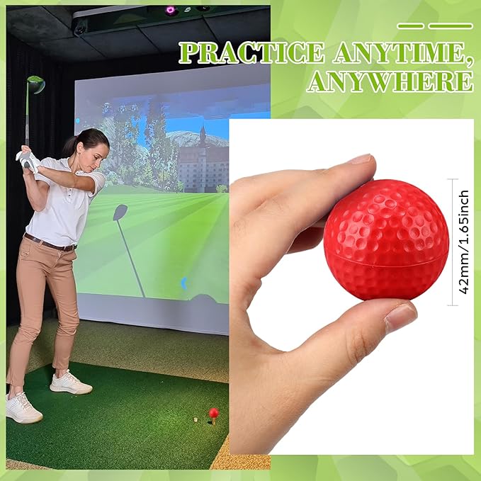 30 Pcs Foam Golf Practice Balls Soft Foam Balls for Golf Practice Realistic Feel and Flight Sport Training