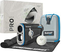 Bushnell Golf Tour Hybrid GPS Laser Rangefinder with Vice Balls | Slope Compensation, Magnetic Mount, Front/Middle/Back Distance, 1300 YD Range, PinSeeker | Signature Series Golf Towel