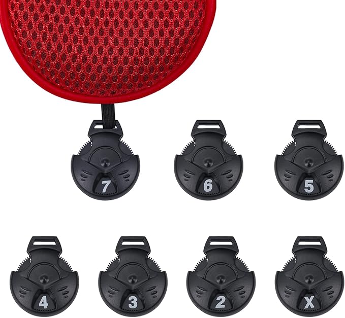 Andux 4pcs/Pack Long Neck Golf Hybrid Club Head Covers Dial No. Tag CTMT-02