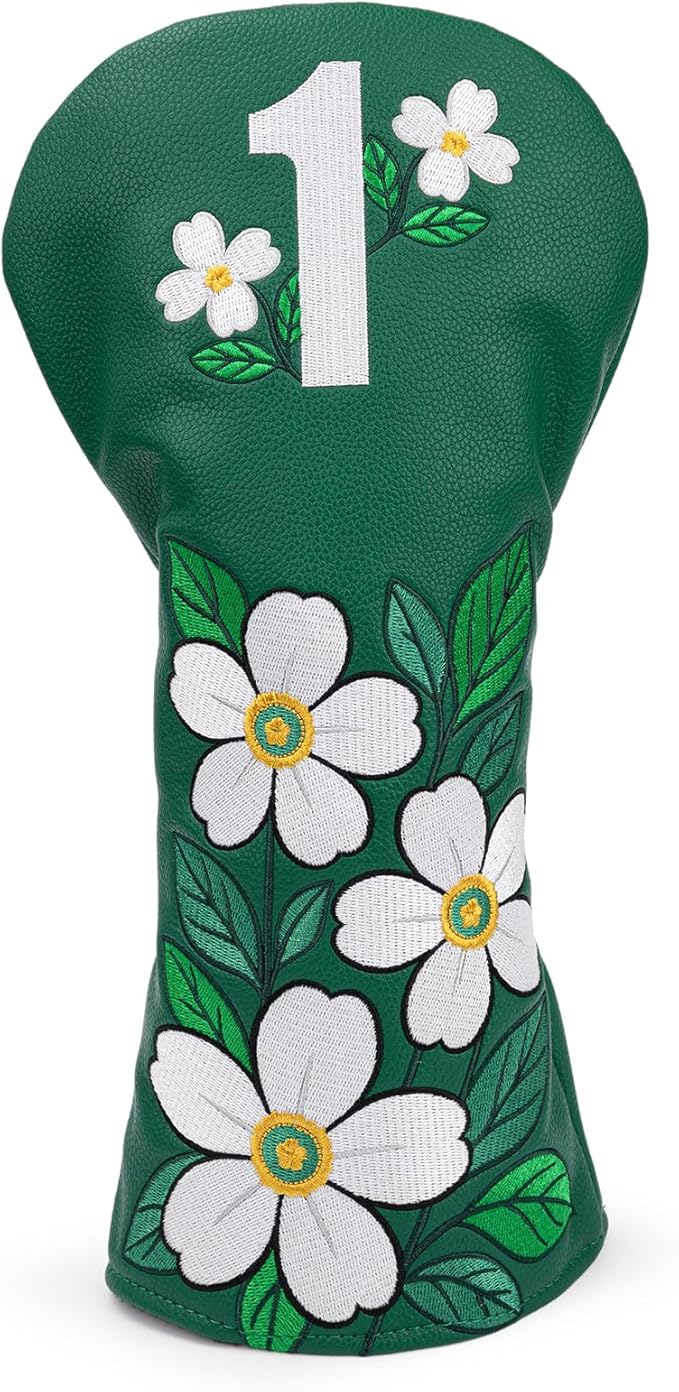 Golf Club Covers Driver Headcovers Fairway 3 Wood Headcover Hybrid Cover Faux Leather Rescue Headcovers Golf Head Covers for Most Brand