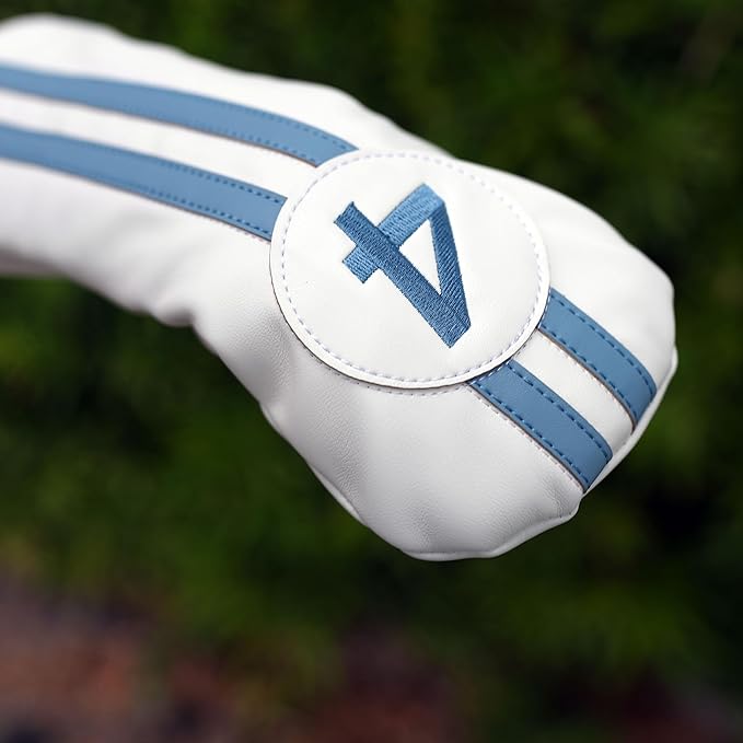 Single Headcover, Easy Slip-On Easy-Off Golf Club Head Cover, Fleece Lined Interior, Water Resistant and Durable Shell, Individual Retail Pack