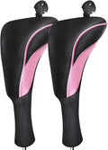 FINGER TEN Golf Club Head Covers for Hybrids Long Headcover Interchangeable Accessories for Ultimate Club Protection