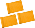 KINGTOP Solid Golf Flag All 8x6 Inch - 420D Nylon, Tube Inserted - Mini Putting Green Flags for Backyard Practice