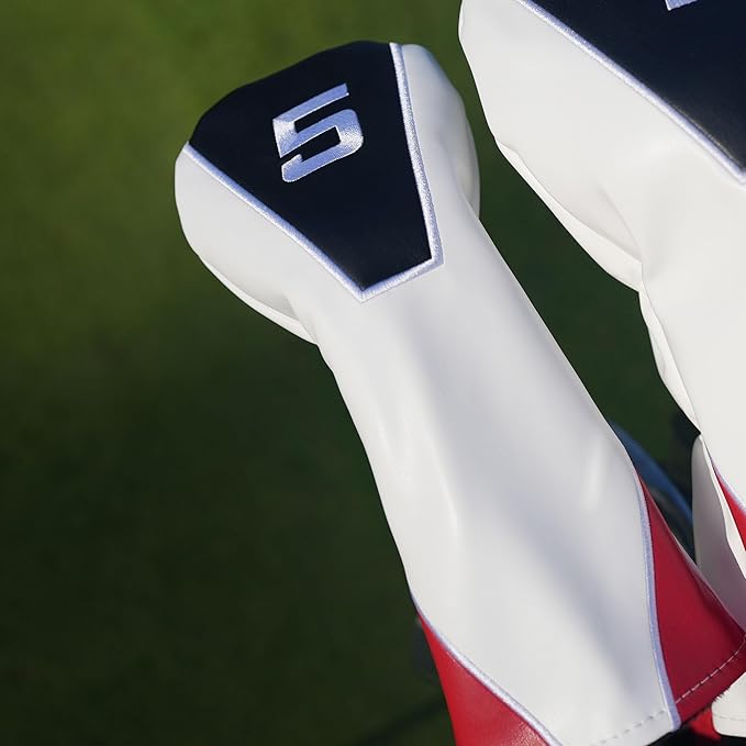 Single Headcover, Easy Slip-On Easy-Off Golf Club Headcover, Fleece Lined Interior, Water Resistant and Durable Shell, Individual Retail Sport Pack