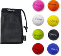 Shorties Golf Practice Balls - 8 Pack Colored HIgh Density Foam Golf Balls for Men, Women & Children | Indoor & Outdoor Training | Distance & Control | Realistic Feel | Safe for Kids & Seniors