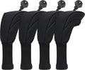 Golf Head Covers for Fairway Woods Driver Hybrids 5 Pieces Nylon Mesh Sports Fan Golf Club Headcovers-Golf Accessories for Men Women.