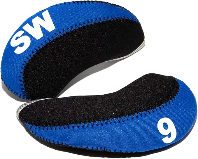 Golf Iron Club Head Covers Headcovers Set, Neoprene Golf Wedges Protective fits Taylormade M5 M6 Callaway PXG, Lightweight, Lob Wedge,Sand Wedge