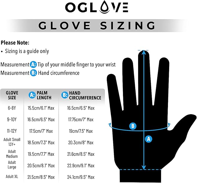 OGLOVE Kids Waterproof Winter Gloves - Touchscreen Thermal Sports Youth Field Gloves for Football, Soccer, Rugby, Cycling, Running, Lacrosse and More