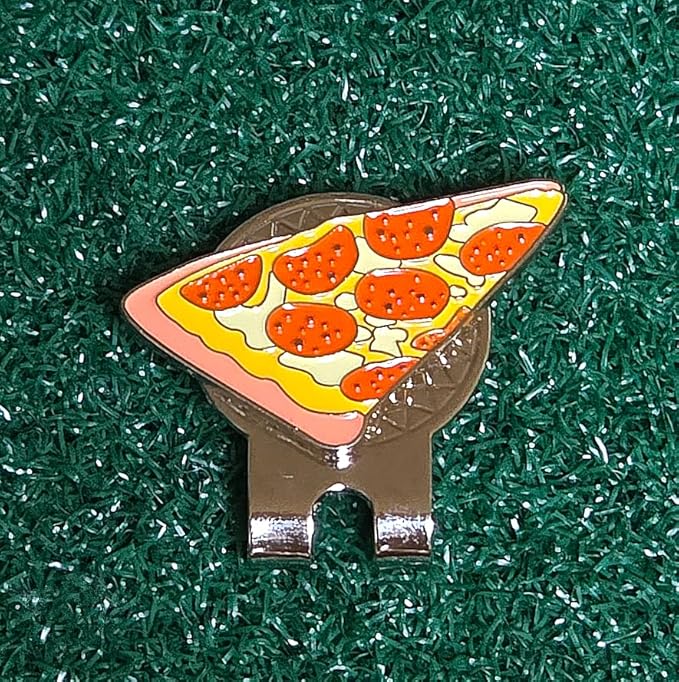 Funny & Unique Golf Ball Markers with Hat Clip – Food & Fun Icons – Perfect Golf Accessories & Gifts