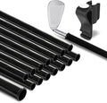 Golf Bag Tubes Set of 14 (1.25'') + 1 (1.5'') for Fat Putter Grip, Club Protection Sleeves, Dividers & Organizer, Travel Accessory for Golf Bag Separation and Organization with Putter Clip