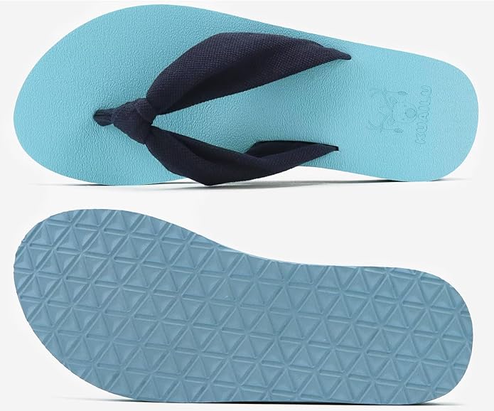 KuaiLu Flip Flops for Women with Arch Support Yoga Mat Comfortable Summer Beach Walking Thong Cushion Sandals Slip On Indoor Outdoor