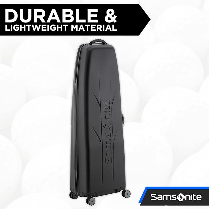 Samsonite Tour Classic Golf Hard Case Golf Travel Bag, Lightweight & Durable ABS Shell, 360 Degree Multi-Directional Wheels