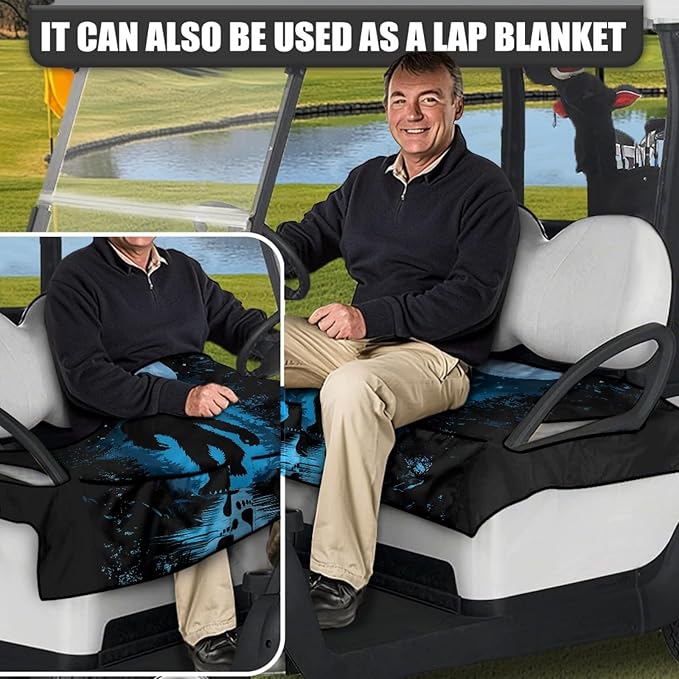 Golf Cart Seat Covers Universal Golf Cart Seat Cover Blanket Cushion Cover Sports Golf Cart Accessories