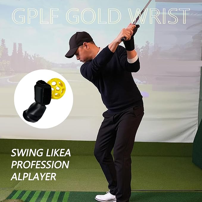 Golf Swing Trainer - Inflatable Practice Aid, Wrist Alignment Control Guide, Skill Development Practice Tool, Arm Position with Balanced Form Support | Golfer Motion Stability for Accurate